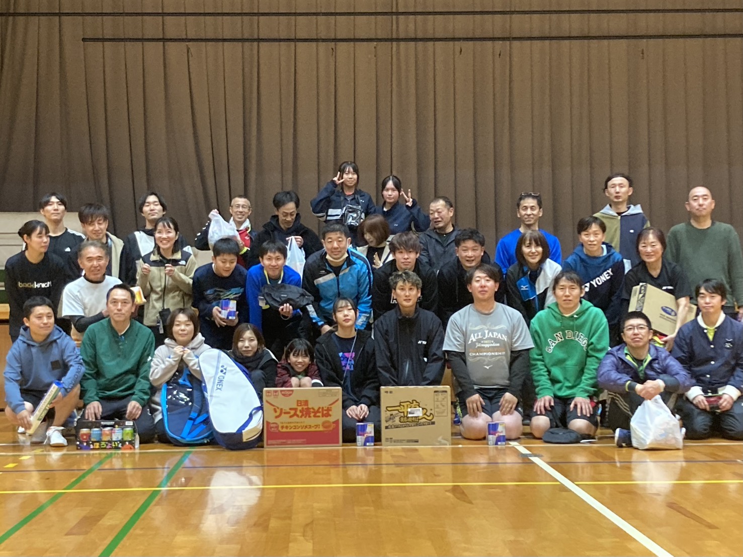 第16回朝上バドミントン交流大会開催